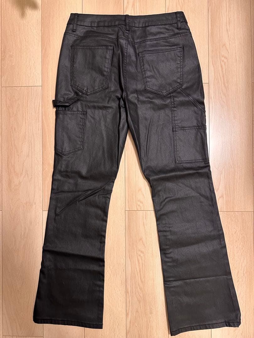 【新品】黒 ジーンズ デニム パンツrick owens似 opium y2k