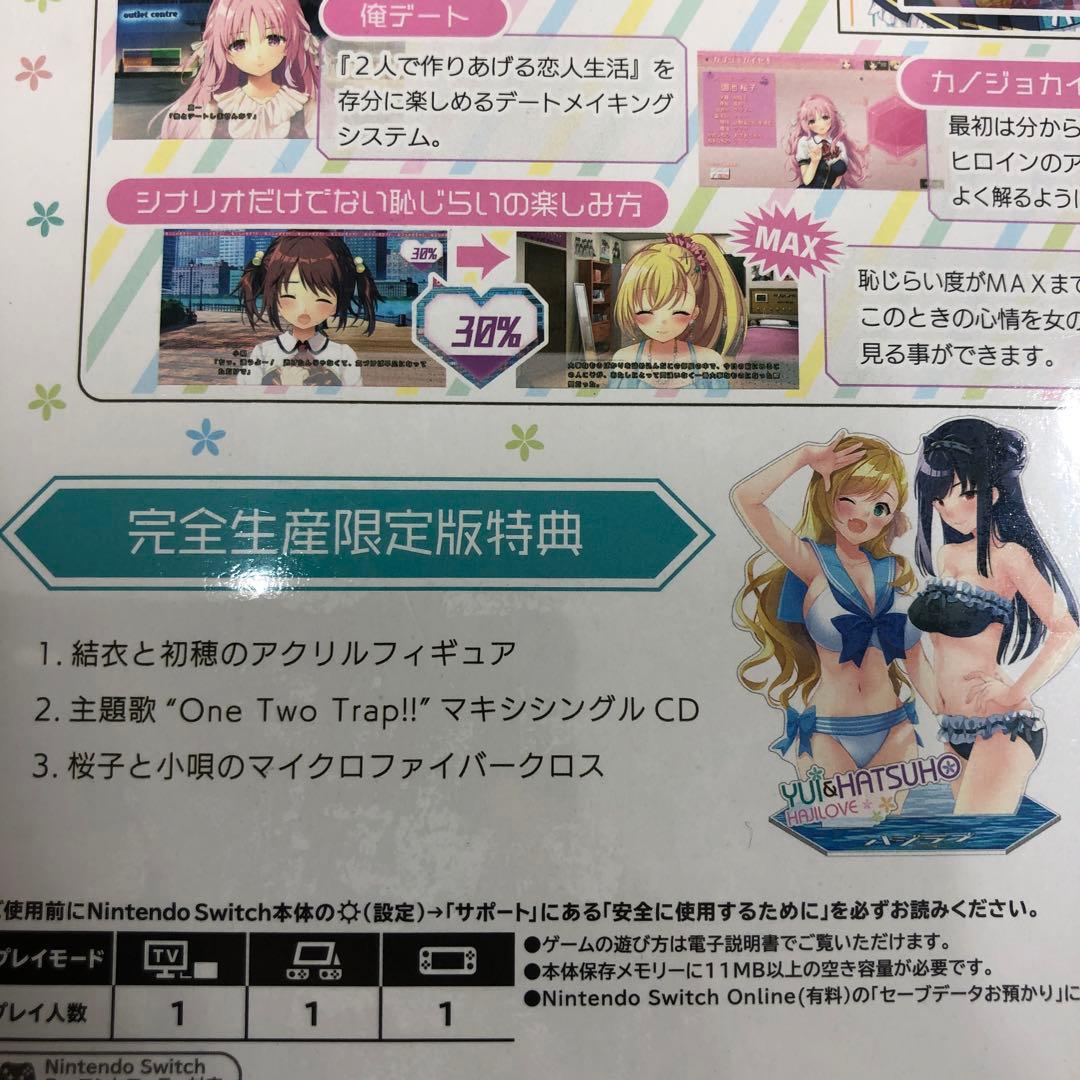 ハジラブ Making*Lovers 完全生産限定版　新品未開封　SWITCH