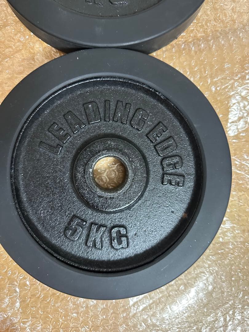 早い者勝ち　計20kg 5kg × 4枚 ダンベル プレート リーディングエッジ