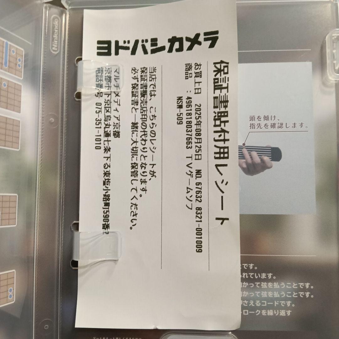 Switch GUITAR LIFE -LESSON1- 付属品完備
