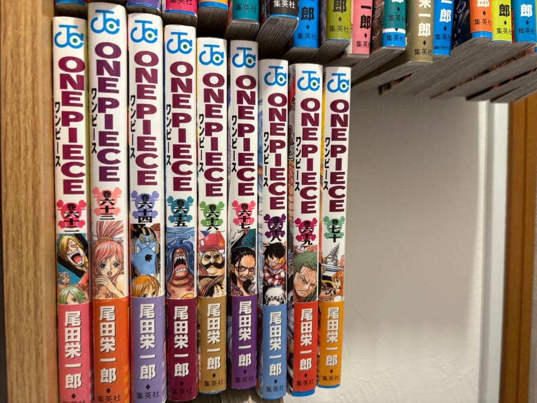 ONE PIECE 52〜107巻　ほぼ初版本
