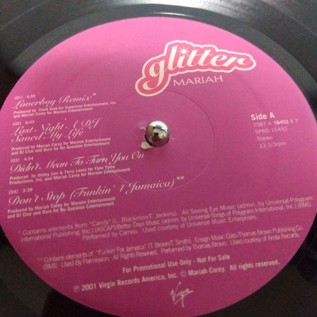 Mariah Carey / Glitter USプロモ 2LP