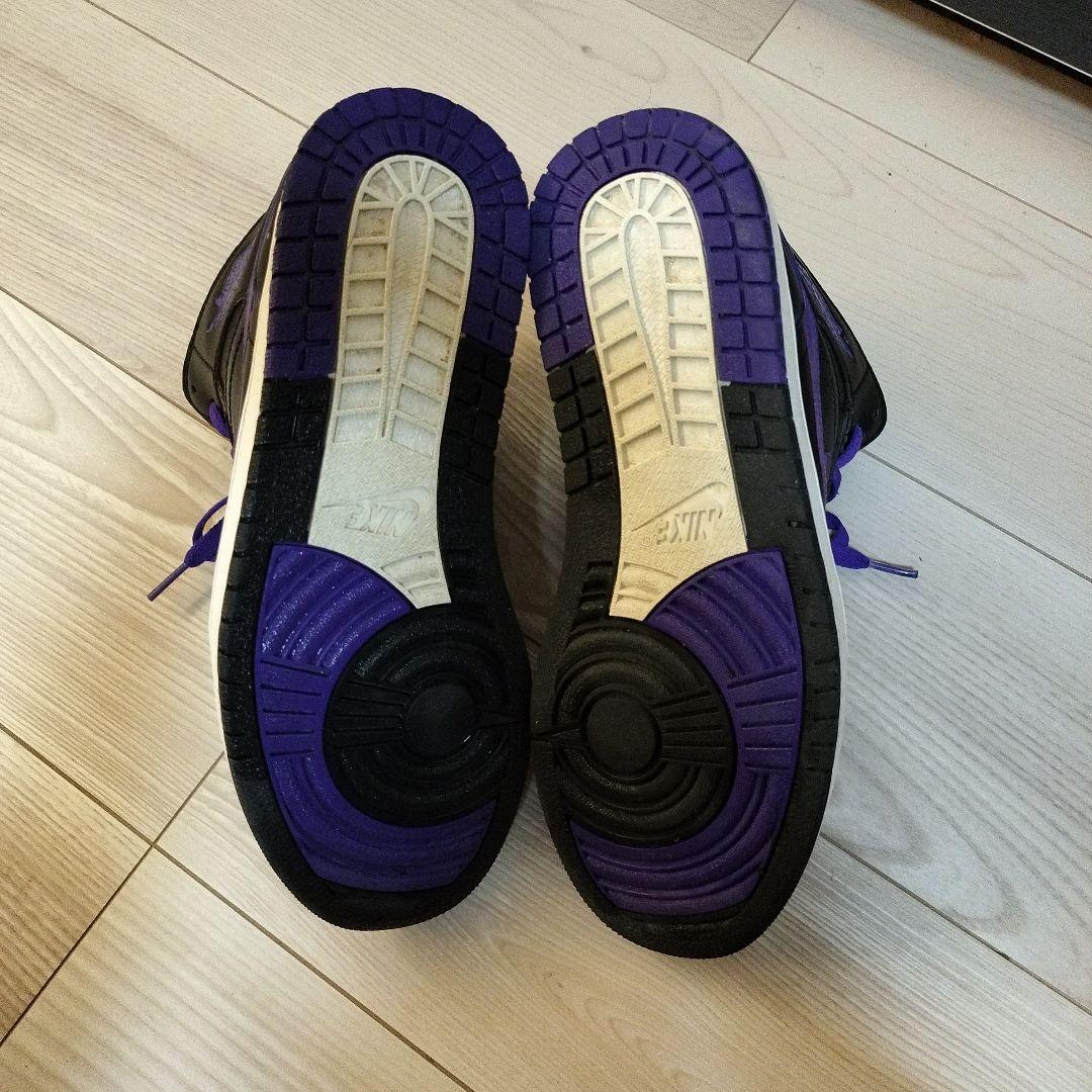 Nike Air Jordan 1 ブラック/パープル ハイカット