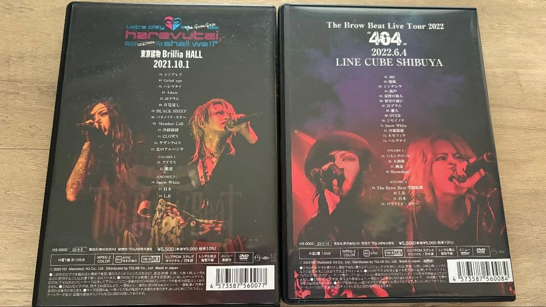 The Brow Beat ライブ DVD 2枚セット
