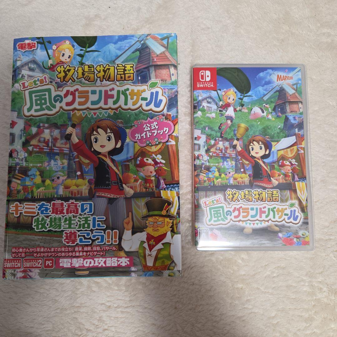 牧場物語風のグランドバザールNintendo Switchパッケージ版+攻略本