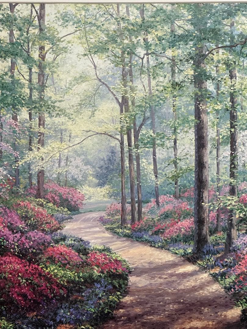 シファ-/マイルズの作品　ウッドランドアザリア　森林風景画　大型美術品ア-ト絵画