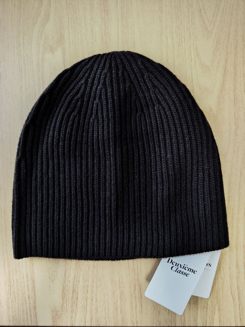 新品未使用【Deuxieme Classe】カシミヤニットキャップ　ブラウン