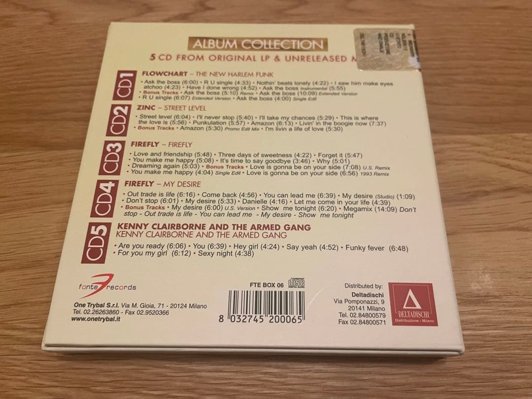 洋楽 ALBUM COLLECTION: 5CD FROM ORIGINAL LP