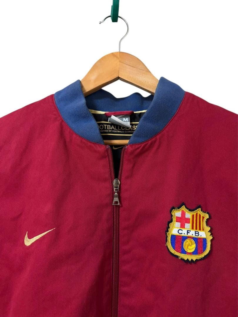 NIKE FCバルセロナ ボンバージャケット M 赤青