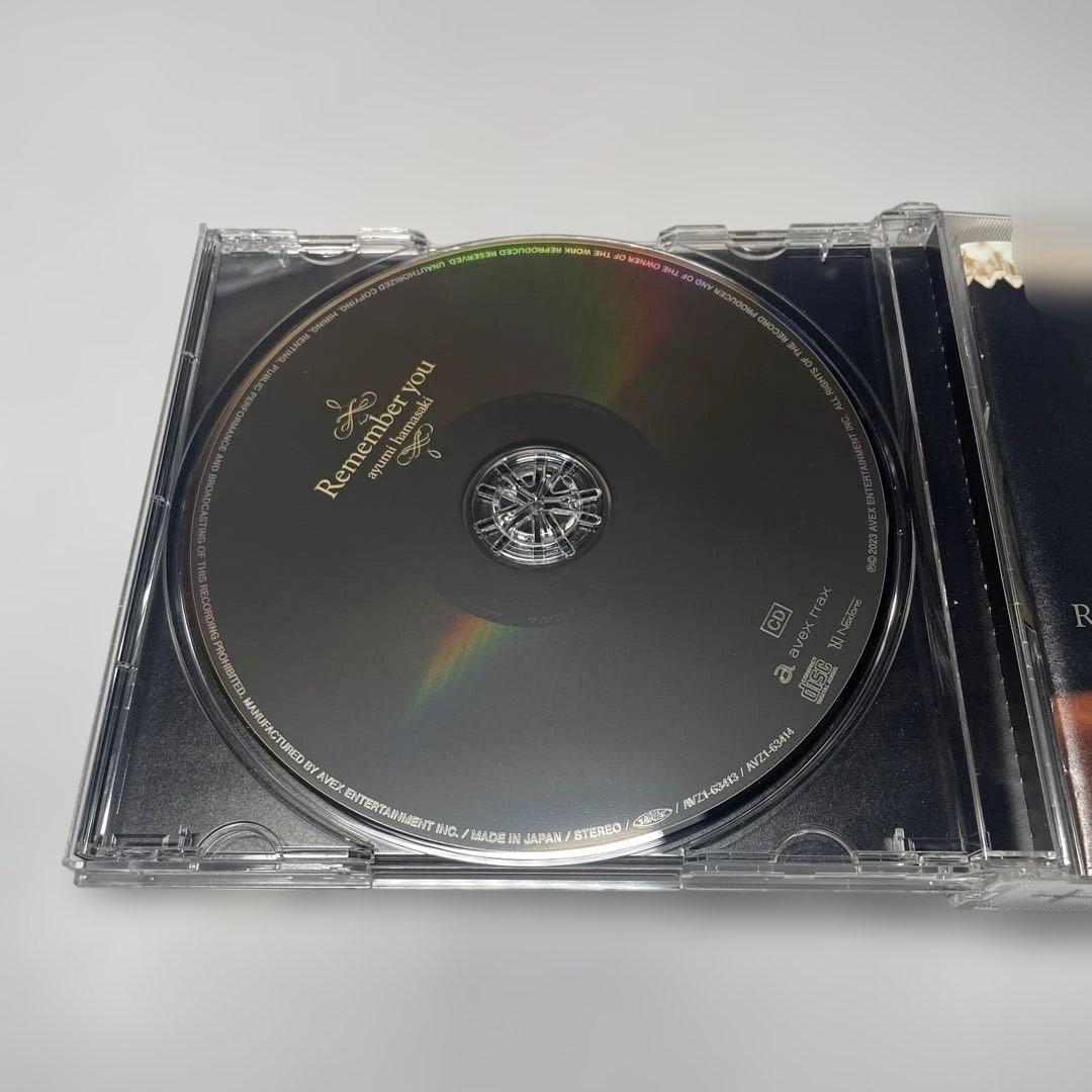 浜崎あゆみ Remember you CD1枚、DVD2枚　3枚組