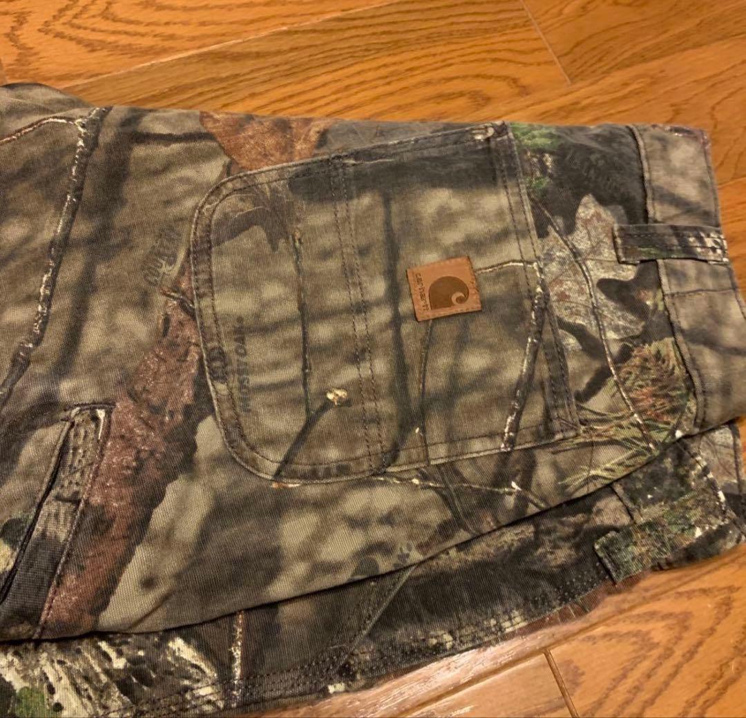希少❗️carhartt カーハート　パンツ　リアルツリー柄　32x32