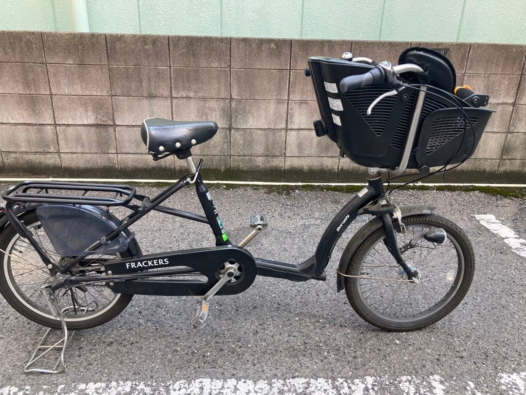 FRACKERS シュシュ　シティサイクル チャイルドシート付き