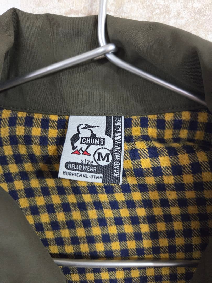 【美品♪】CHUMS オリーブ ジャケット Mサイズ