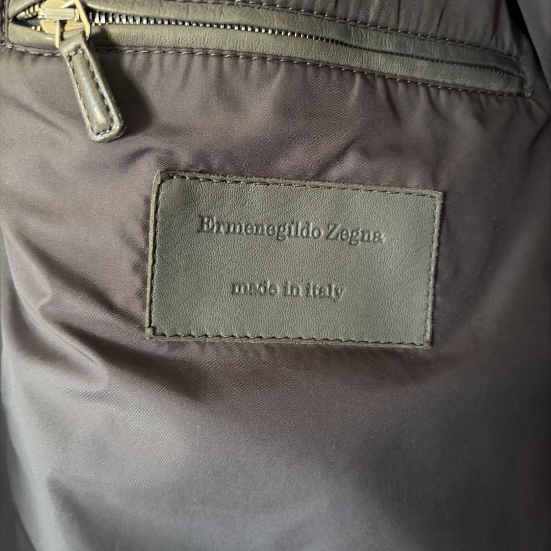 エルメネジルドゼニア　レザージャケット2XL