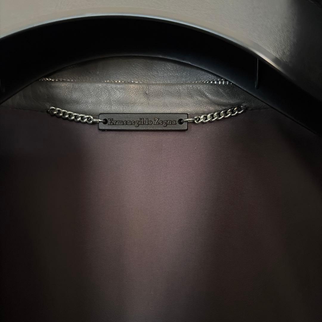 エルメネジルドゼニア　レザージャケット2XL