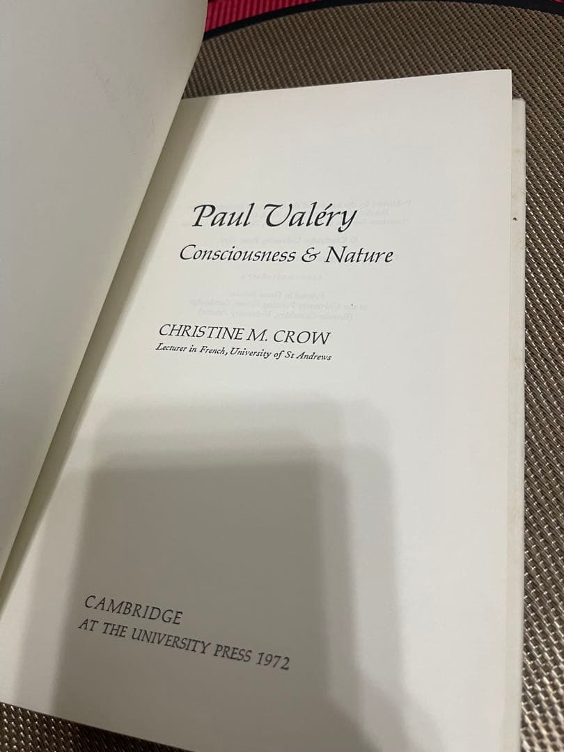 Paul Valéry: Consciousness & Nature