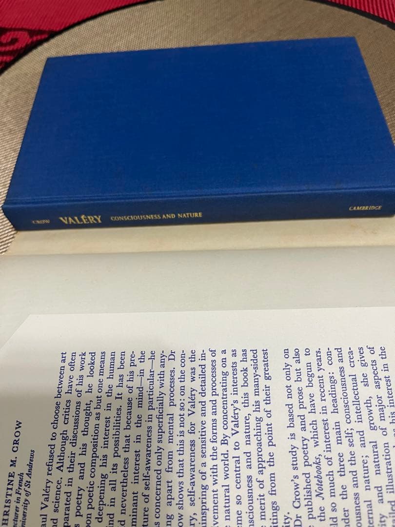 Paul Valéry: Consciousness & Nature