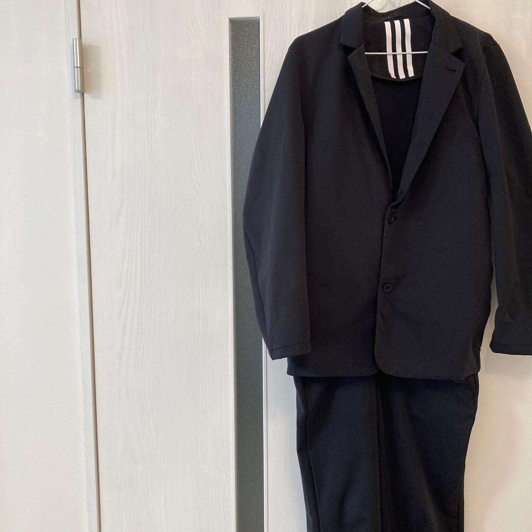 【シンプルおしゃ】adidas セットアップ L 黒