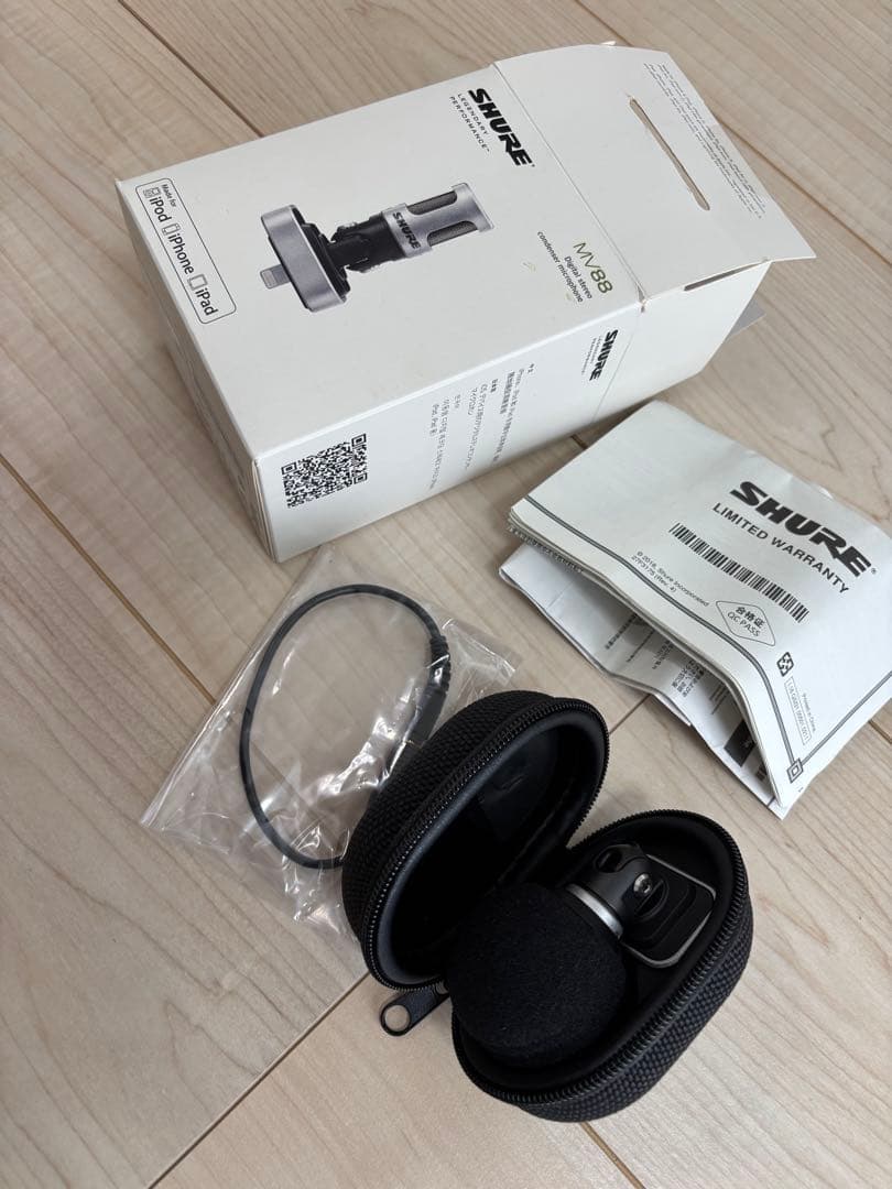SHURE MV88 専用ケース付き