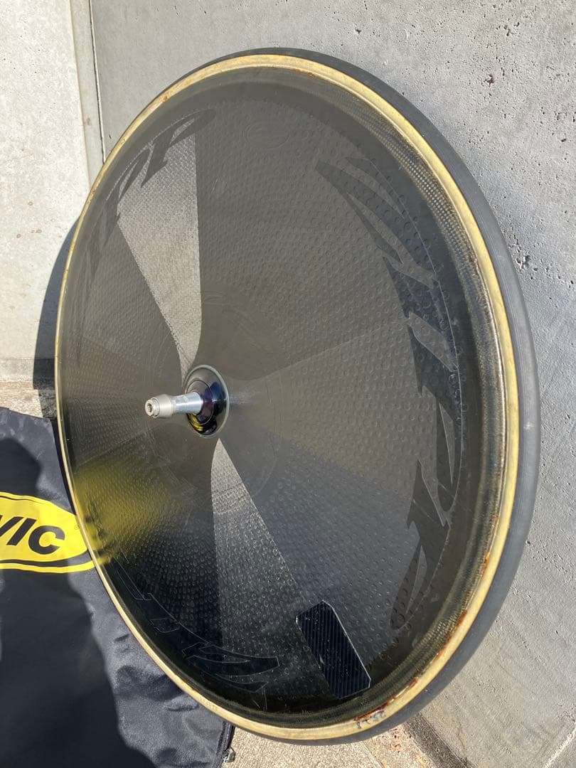 ZIPP SUPER-9 カーボンディスク チューブラー ロード/トラック両対応