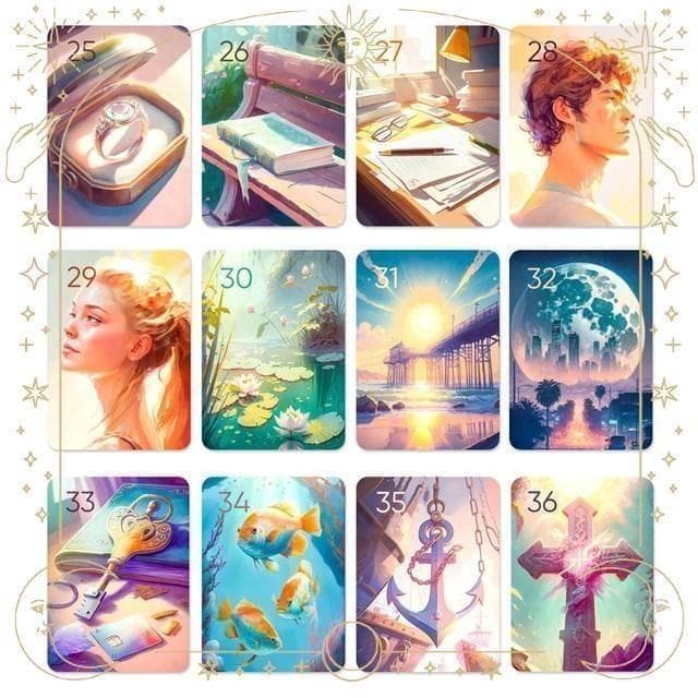 数量限定の希少インディーズデッキ✨カリフォルニアを描いたルノルマンカード