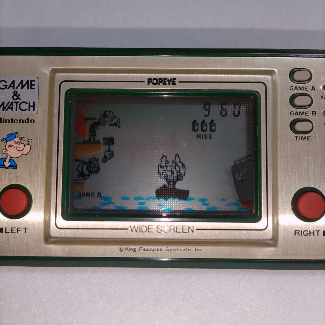 ゲーム & ウォッチ ワイドスクリーン　ポパイ