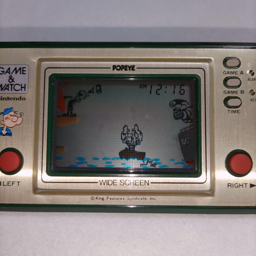 ゲーム & ウォッチ ワイドスクリーン　ポパイ