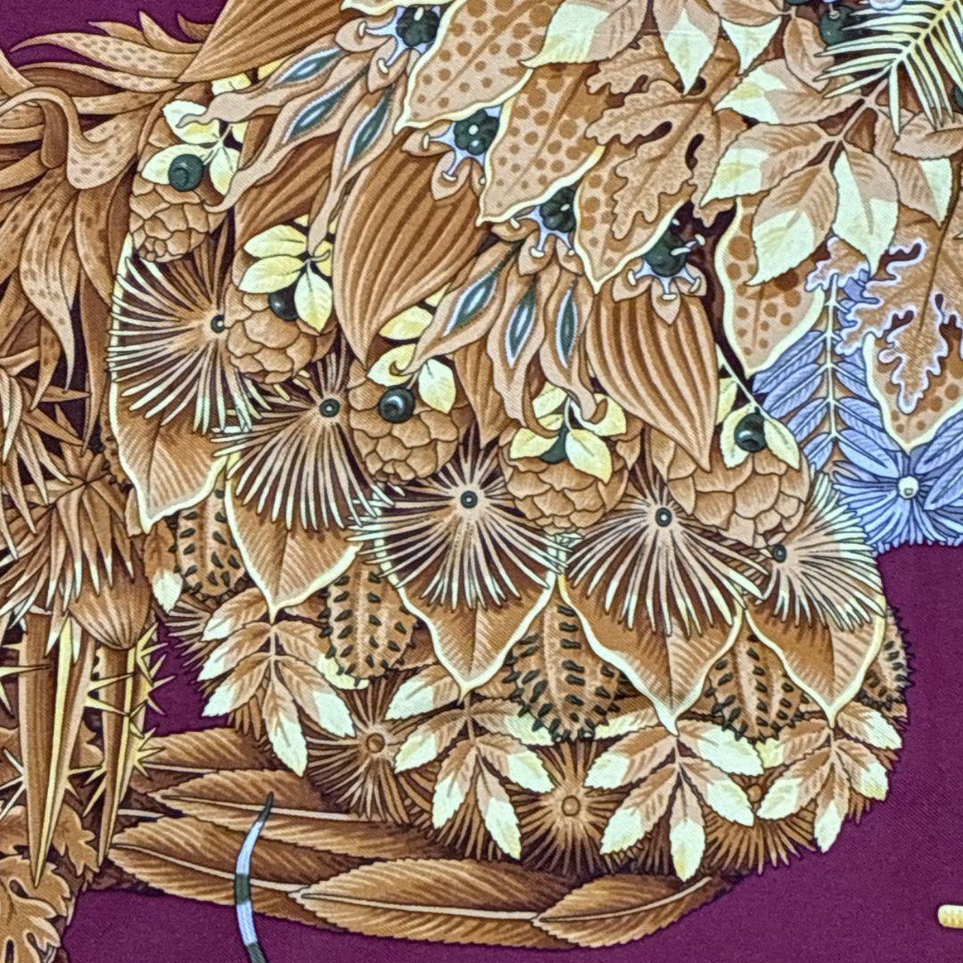 美品✨サルヴァトーレフェラガモ シルク イタリア キツネ 大判スカーフ ストール