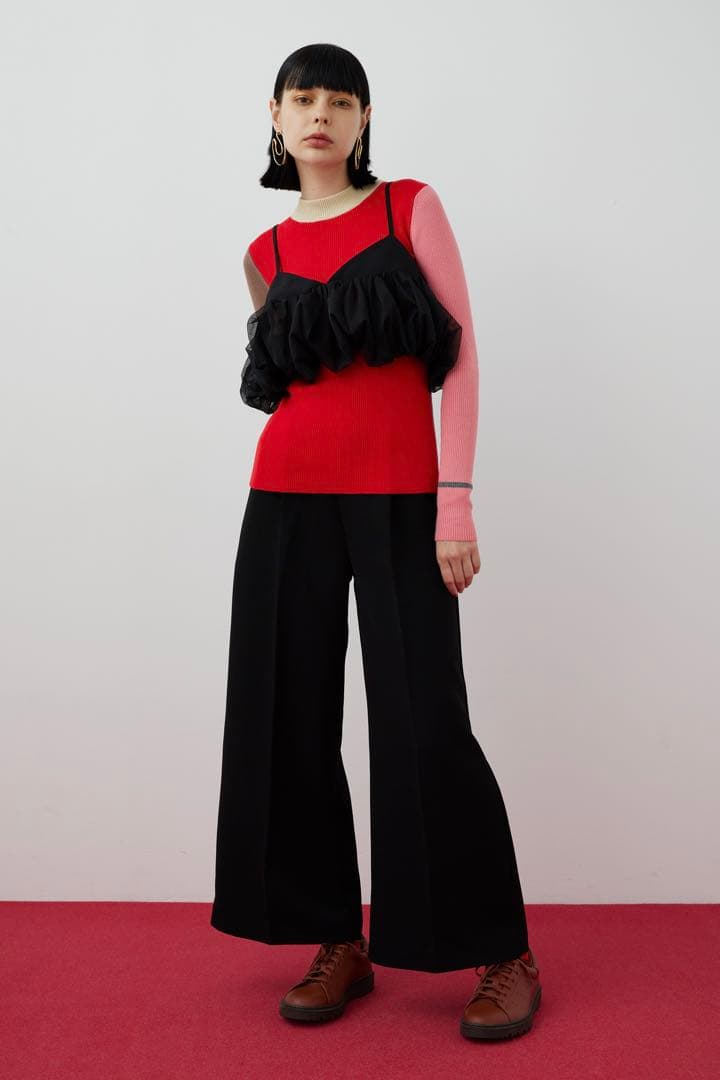 HeRIN.CYE Balloon bustier ブラック