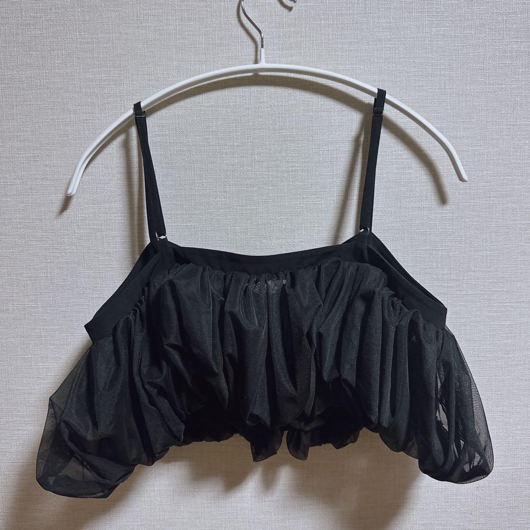 HeRIN.CYE Balloon bustier ブラック
