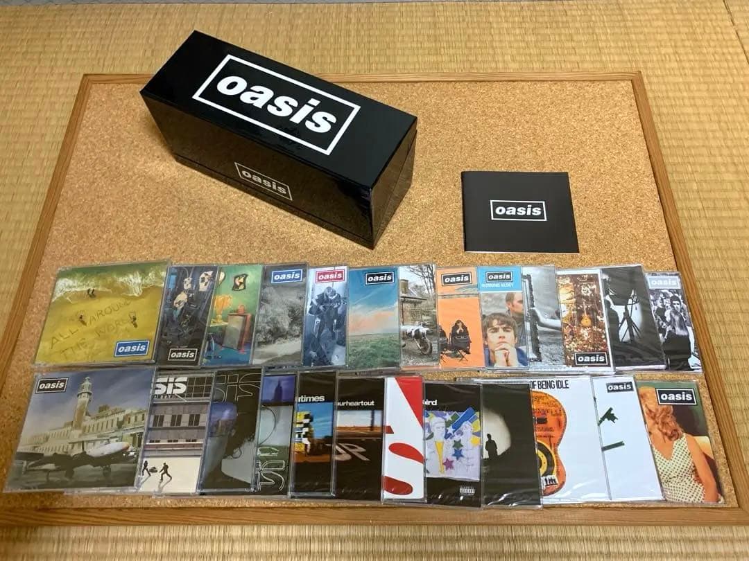 ⭐︎oasis全CD未開封 日本限定シングルコレクション　ノエル&リアムTシャツ付