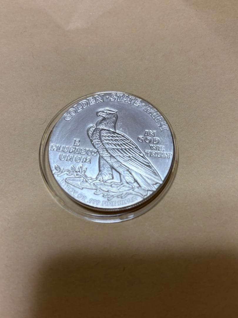 アメリカインディアン イーグル銀貨