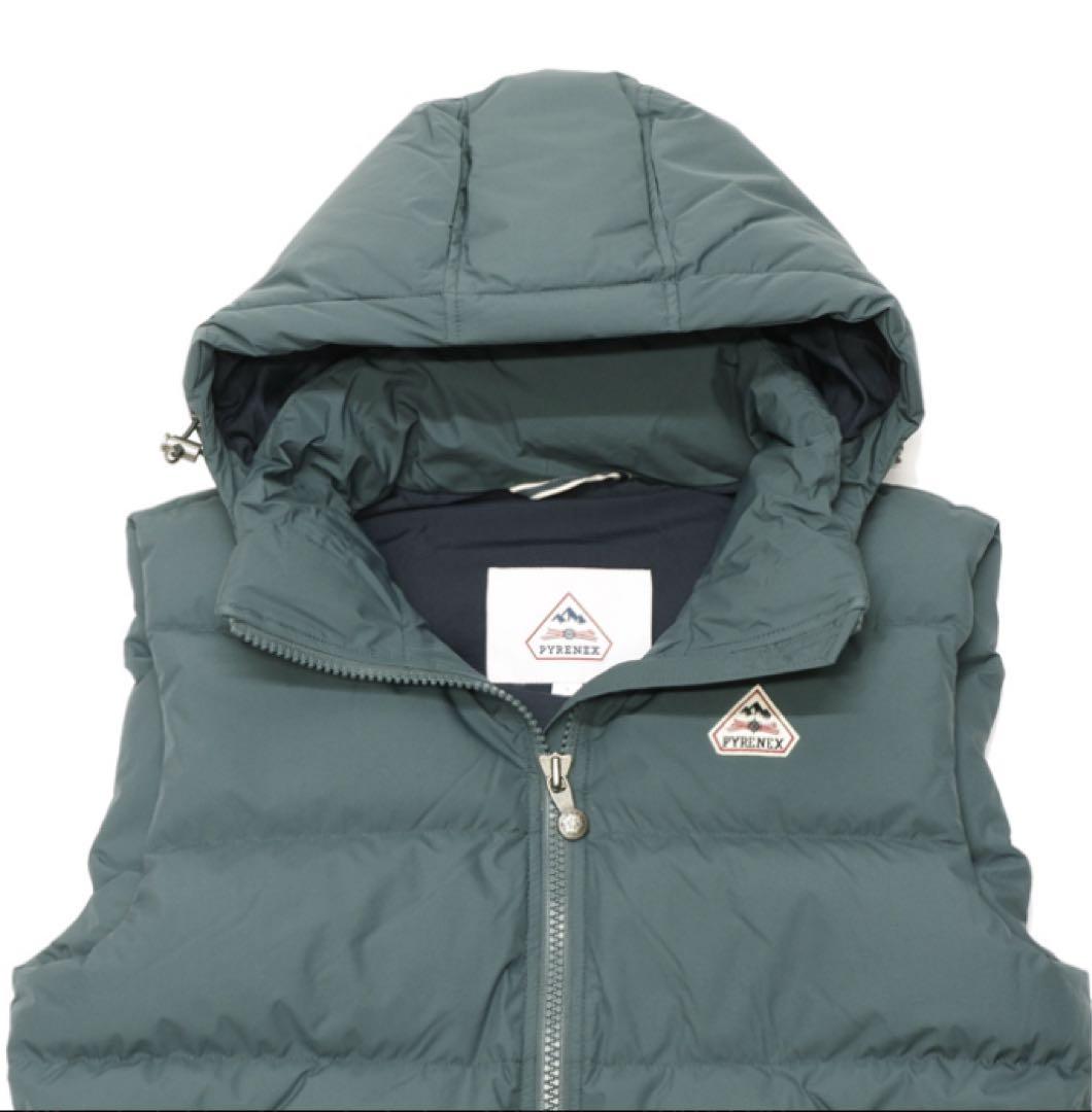★美品　PYRENEX SPOUTNIC フーデット ダウンベスト