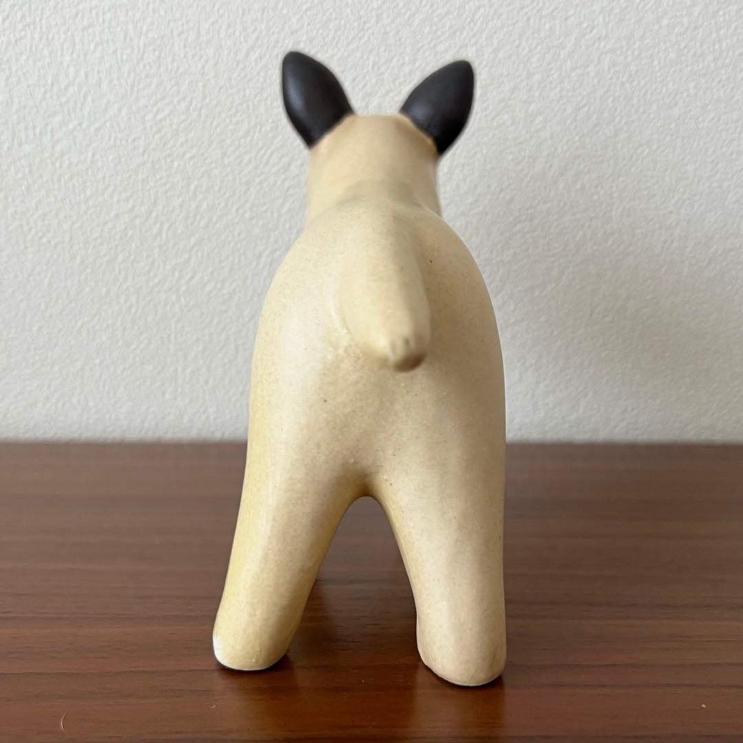 リサラーソン ケンネルシリーズ ブルテリア 左のブチ 陶器 スウェーデン