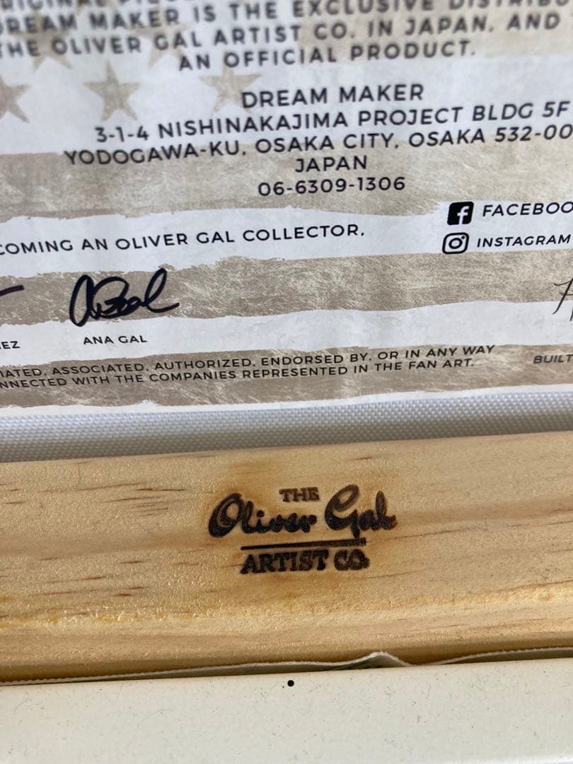 Oliver Gal. JIMMY CHOO キャンバスアート フレーム付き絵画
