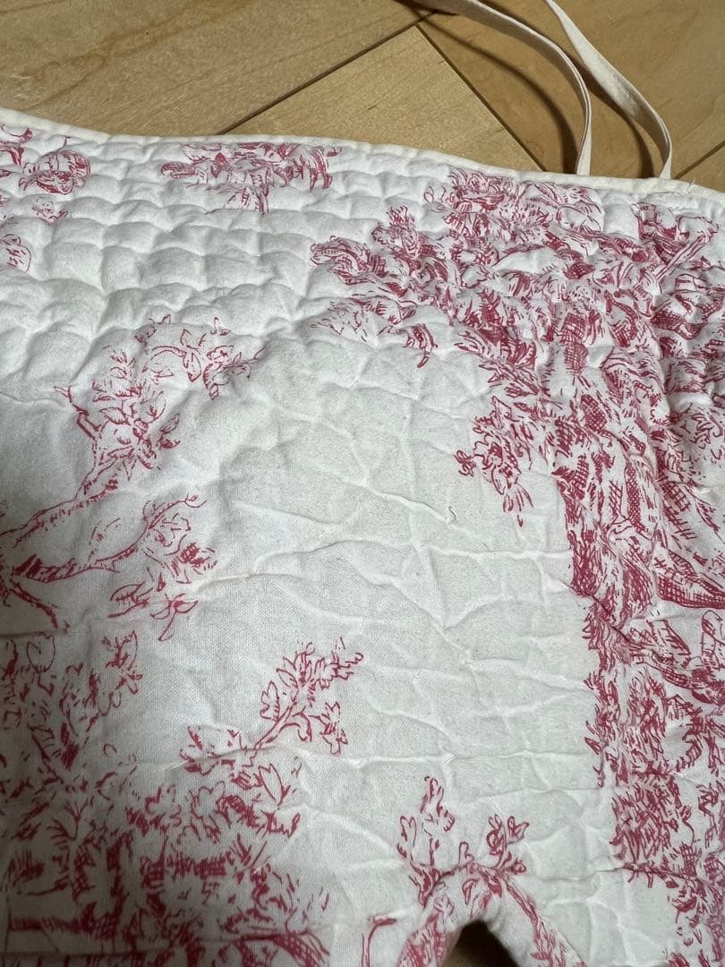 nude vintage 1970s Frech Quilted ビスチェ