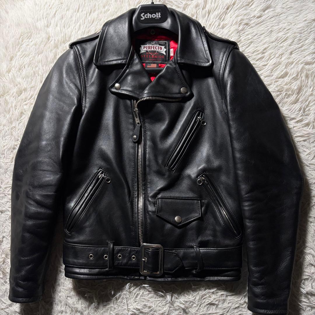 a*a様 極美品✨schott ライダースジャケット　100周年　ワンスター　リ