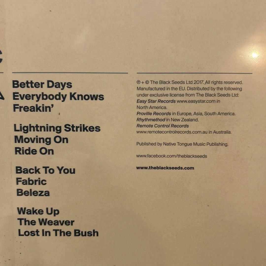 The Black Seeds Fabric 2LP シュリンク付き
