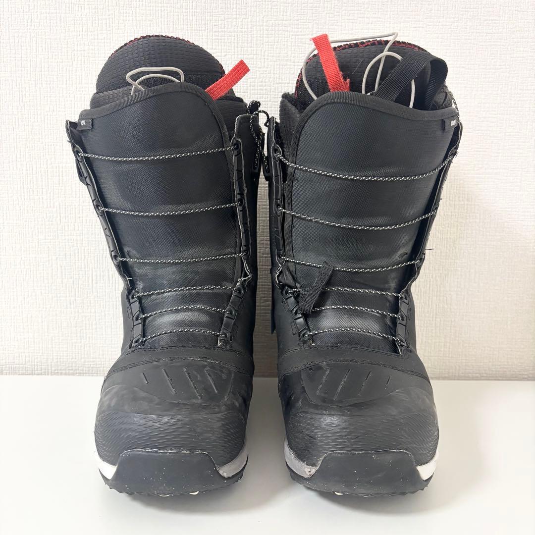 BURTON ION スノーボードブーツ ブラック/レッド 27.5cm