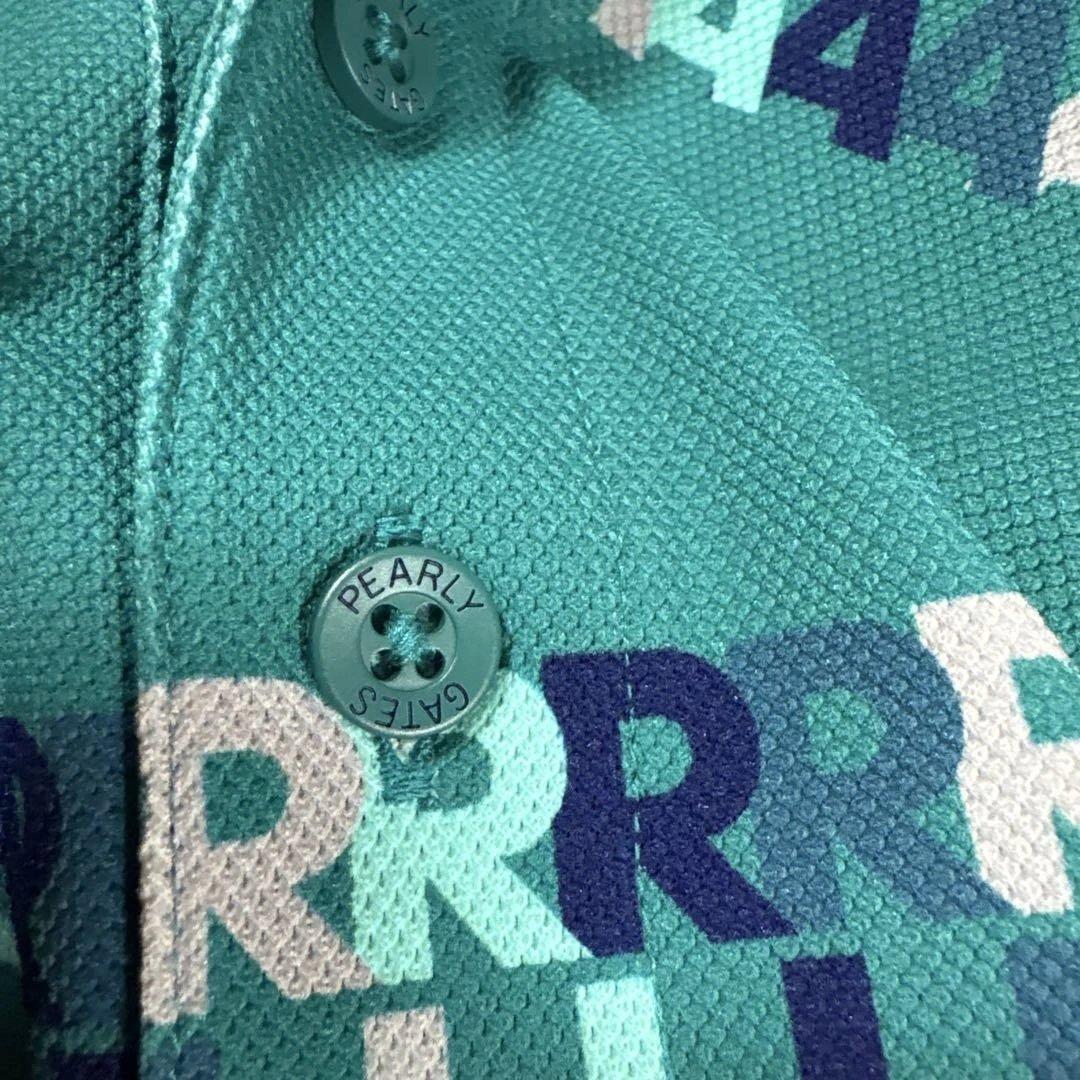 【日本製】PEARLY GATES プリント柄シャツ サイズ6