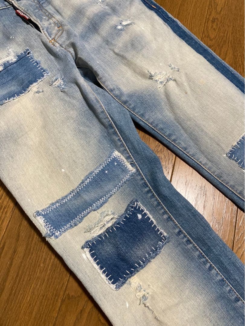 [DSQUARED2] 14AW SLIM JEAN スリムデニムパンツ 44