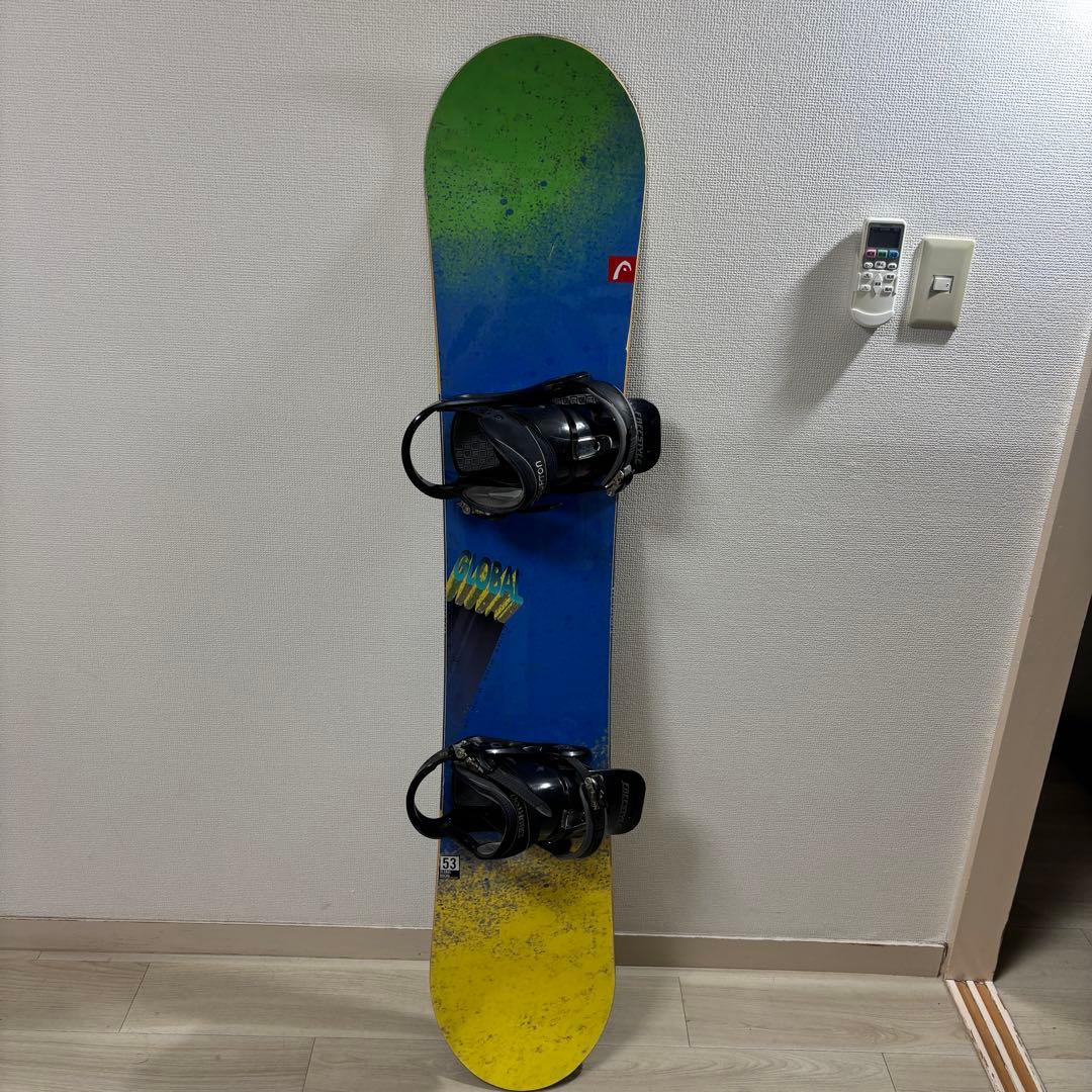 【Wax掛け後に発送】HEAD ボード153cm BURTON ボードセット