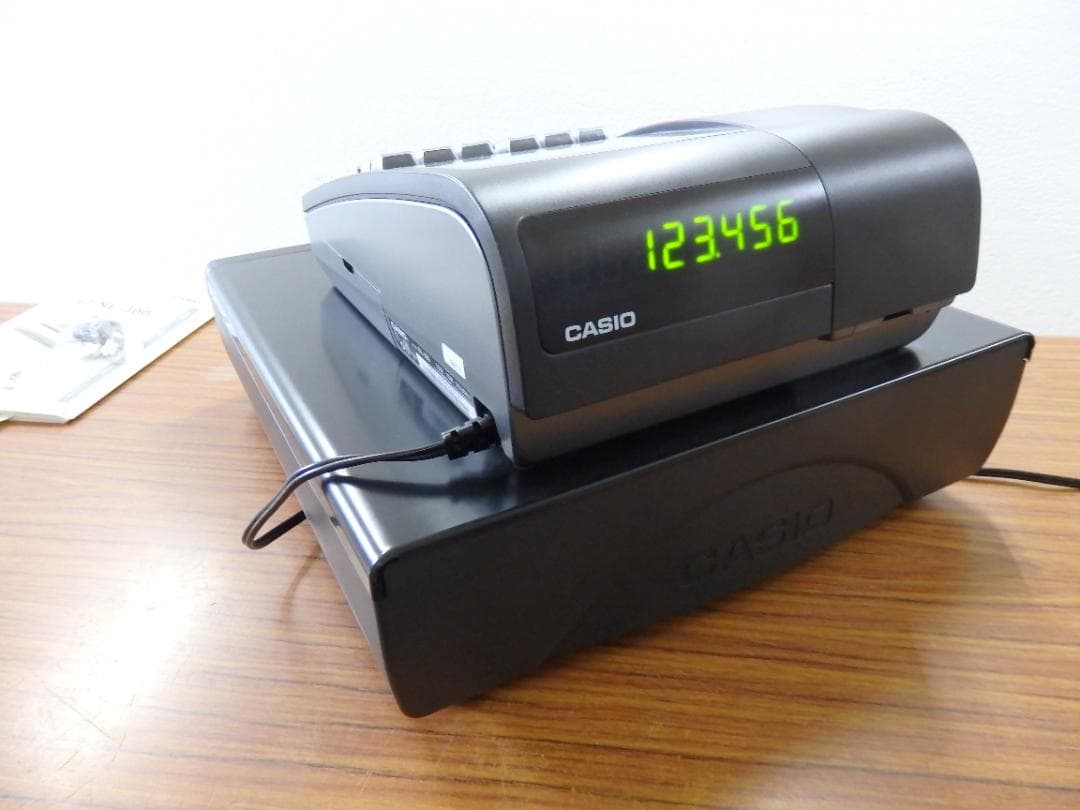 6130 美品 保管品 設定無料 カシオTE-340 NL-300 レジスター