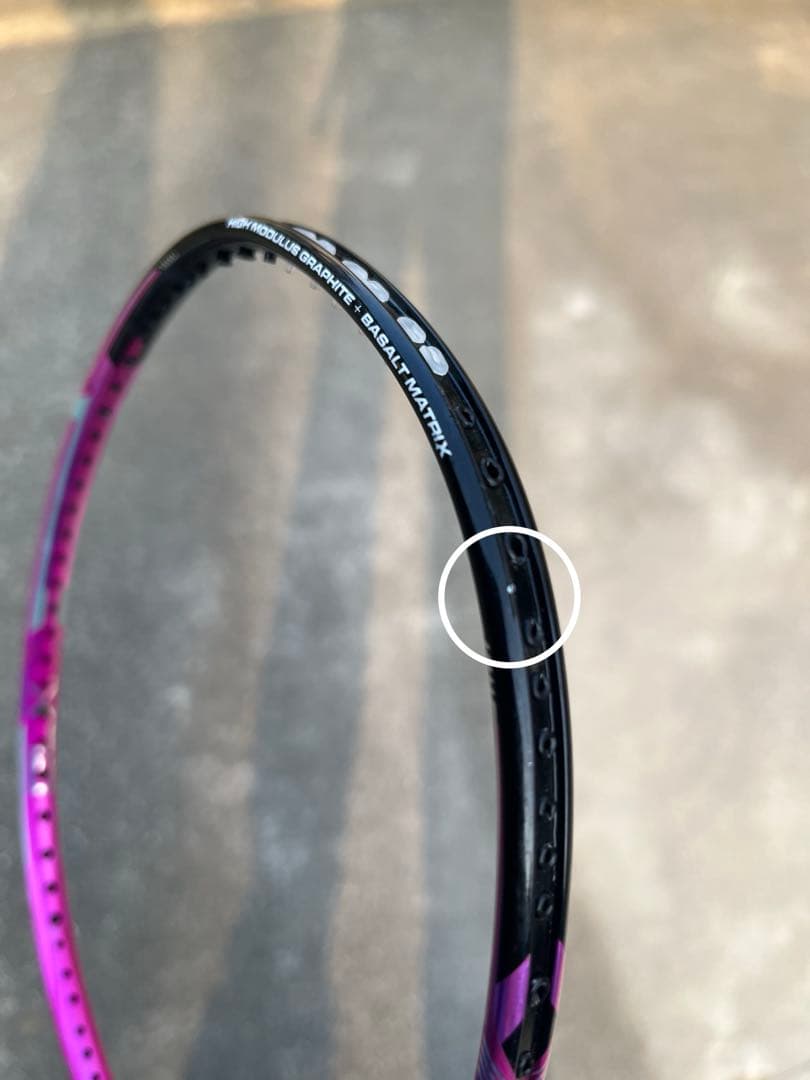 廃盤　Wilson ウィルソン CORAL BLX バトミントンラケット ピンク