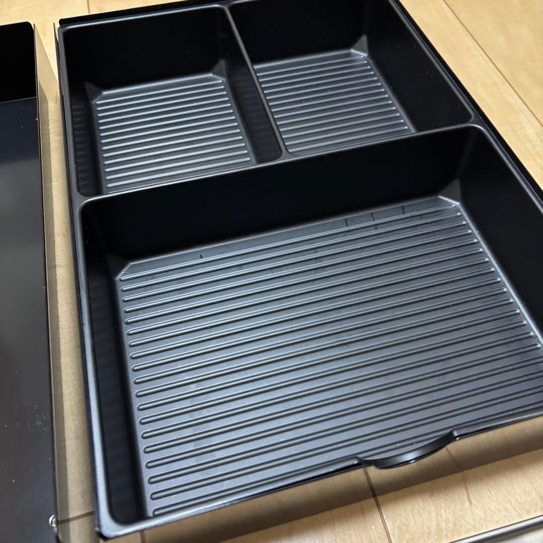 USMハラー ロールボーイの引き出し用トレーx2 ブラック