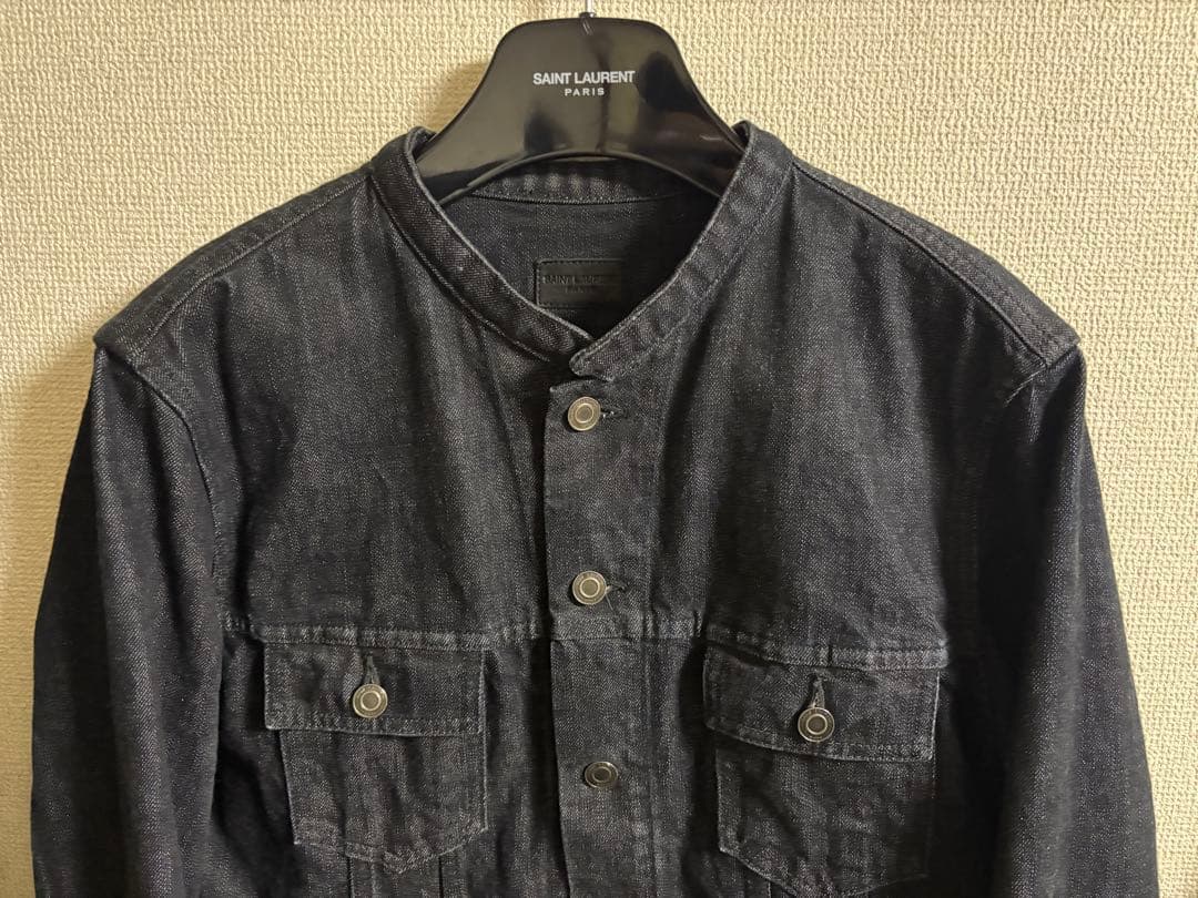 ss13 サンローランパリ リジッドデニムジャケット エディ初期 希少xlサイズ