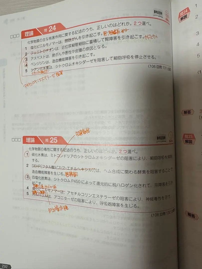 薬剤師国家試験対策参考書　青本・青問