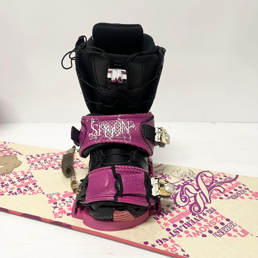 K2 レディース スノボセット　女性用　スノーボード　ビンディング　ブーツ　美品
