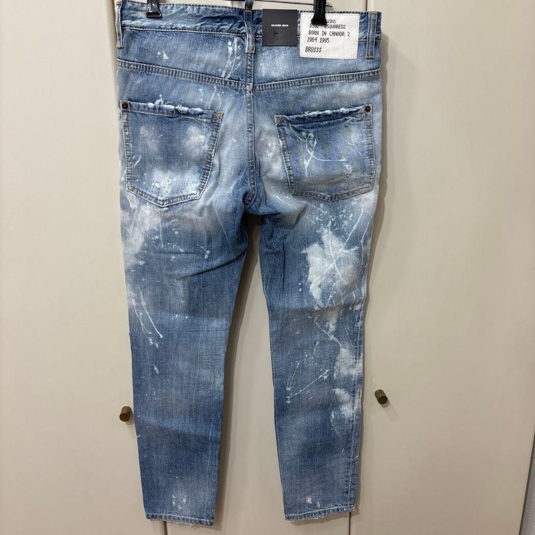 DSQUARED2 スプラッシュ加工　SKATER JEAN