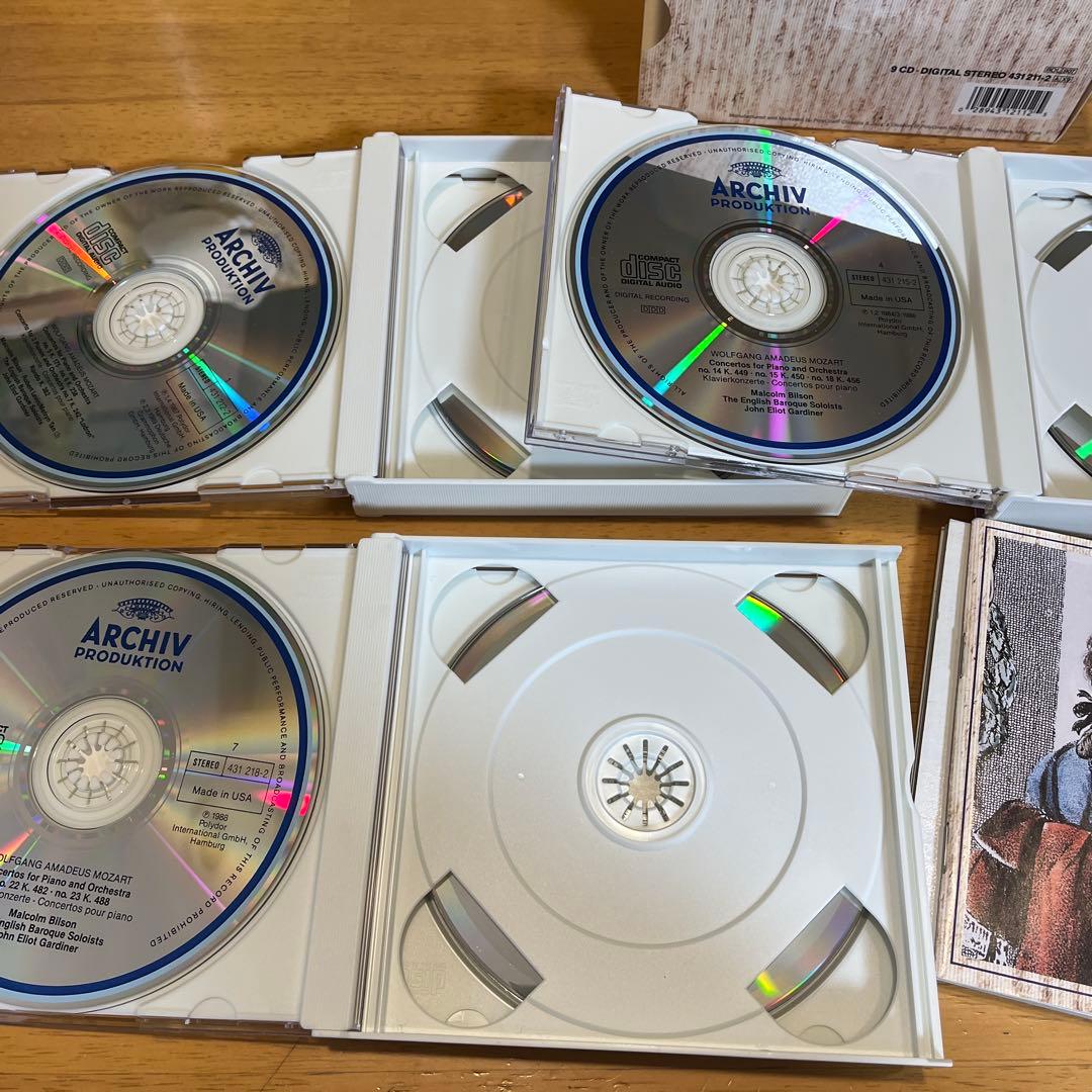 モーツァルト THE PIANO CONCERTOS 全3巻 CD